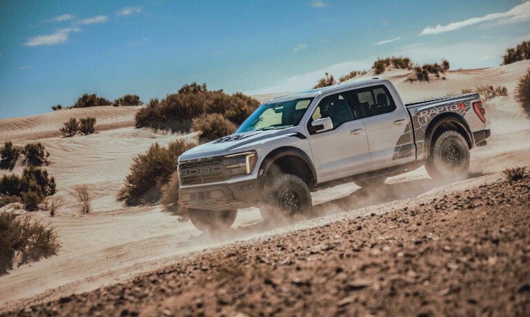 2026 Ford F-150 offroading in the desert