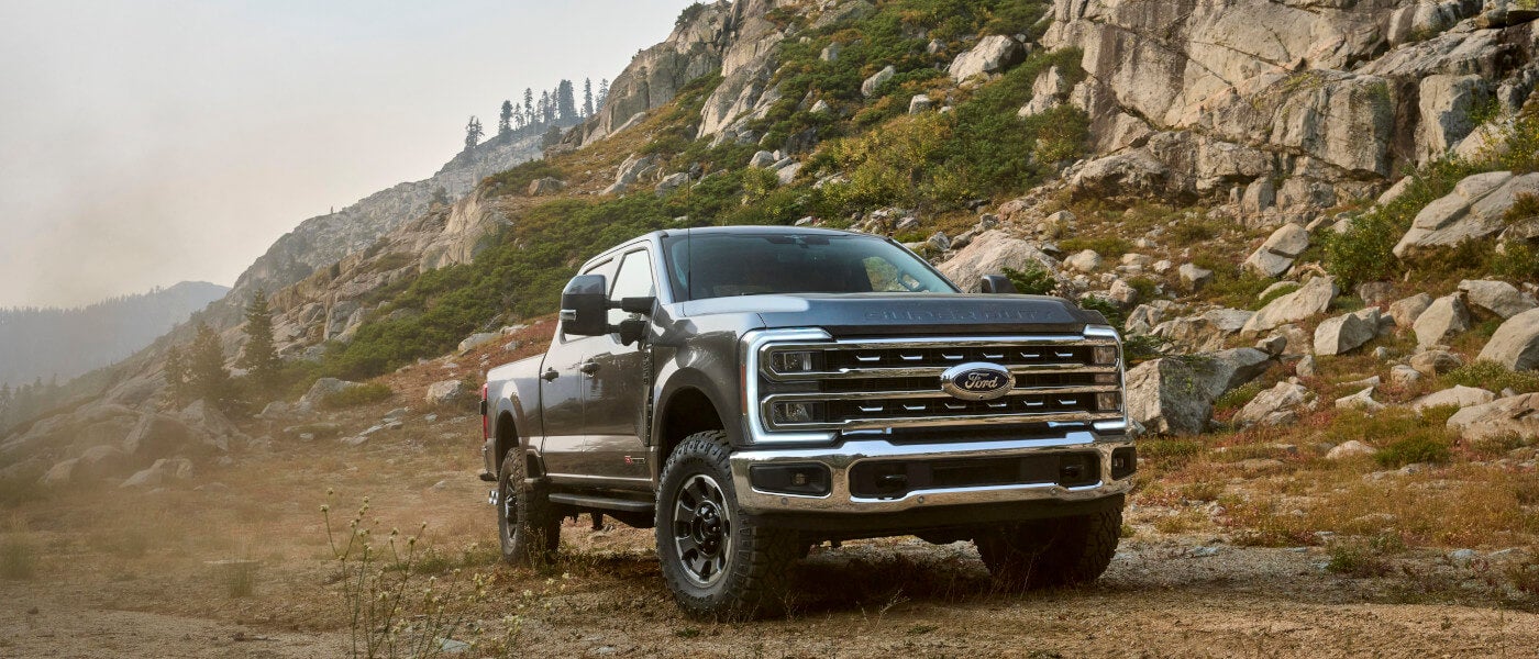 2026 Ford Super Duty F-250 parked in mountains